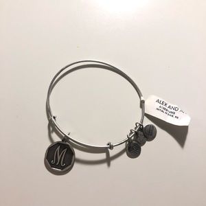 “M” Initial Alex & Ani Bracelet